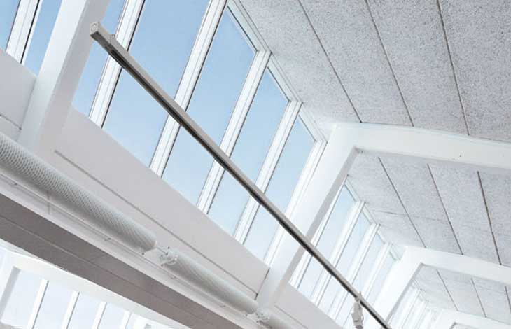 Hellend dak modulaire lichtstraat