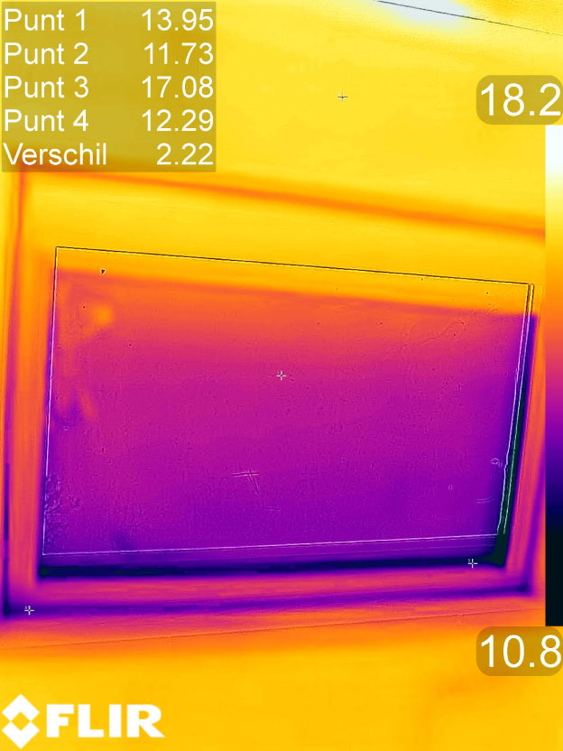 Condensatie infrarood voor VELUX vervanging